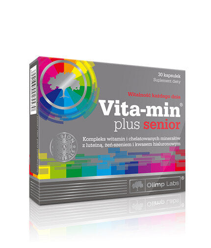 Vita-Min Plus Senior 30 Caps. OLYMPUS - Nutra Best Europe