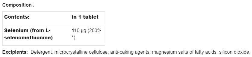 Selenium 100 mcg - 120 Tablets - Nutra Best Europe