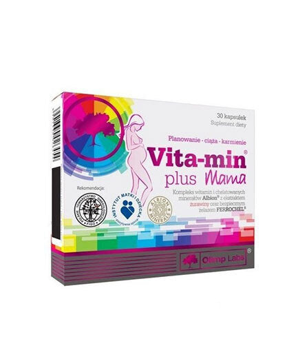 Vita-Min Plus Mama 30 Caps. OLYMPUS - Nutra Best Europe