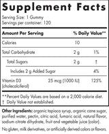 Vitamin D3 Gummies Sport 1000 IU - 120 gummies - Nutra Best Europe