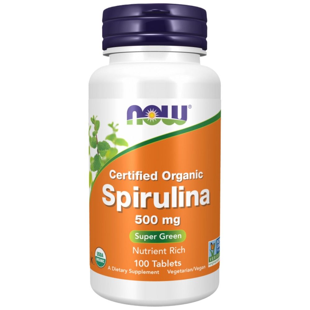 Spirulina 500 mg - 200 Tablets - Nutra Best Europe