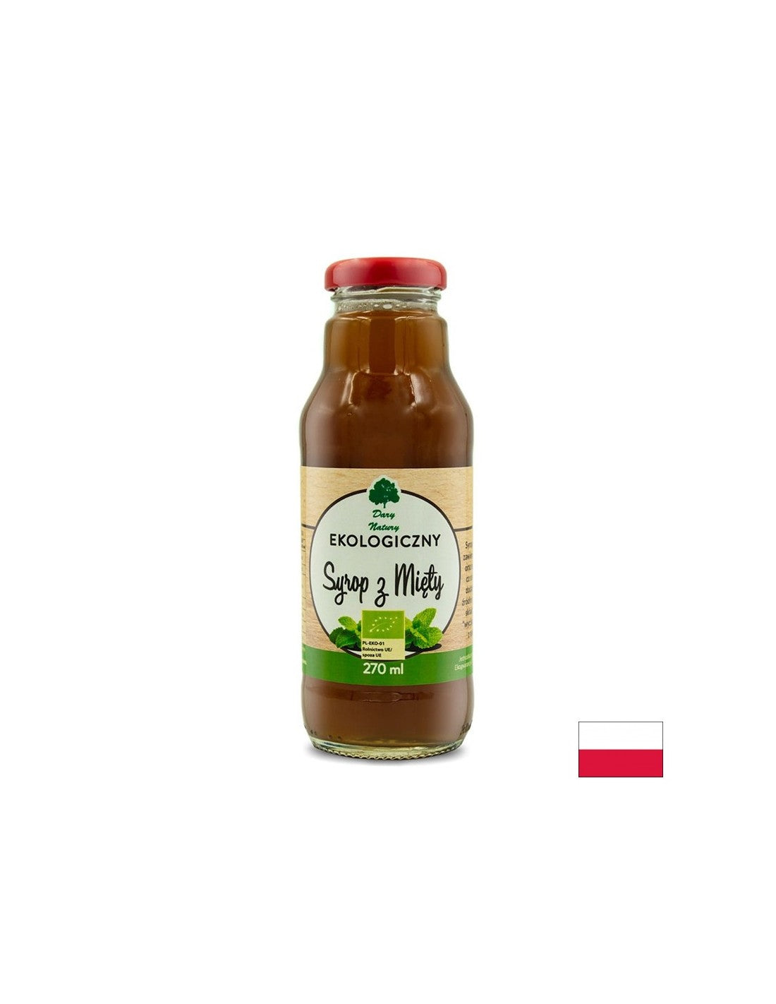 Bio menta szirup, 270 ml <tc>Dary Natury</tc>
