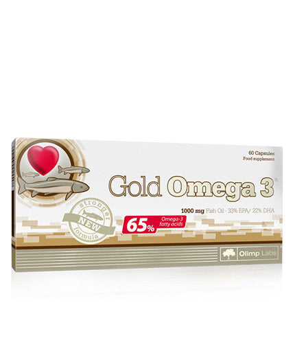 Gold Omega 3 65% 60 Caps. OLYMPUS - Nutra Best Europe