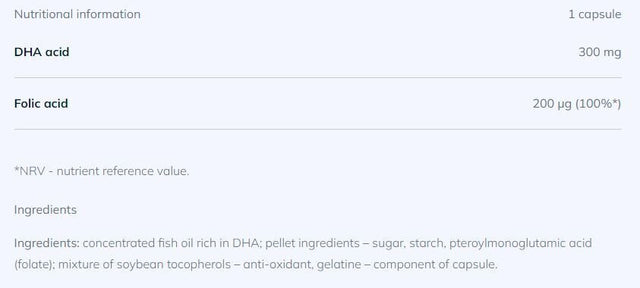 Gold DHA 30 Caps OLIMP - Nutra Best Europe