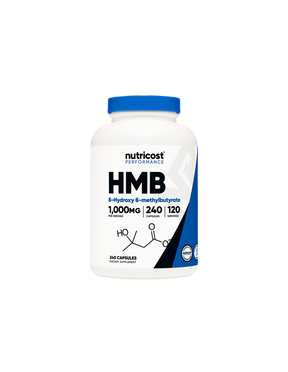 For active sports - HMB (Beta-hydroxy-beta-methylbutyrate), 500 mg/240 capsules, 120 doses Nutricost - Nutra Best Europe