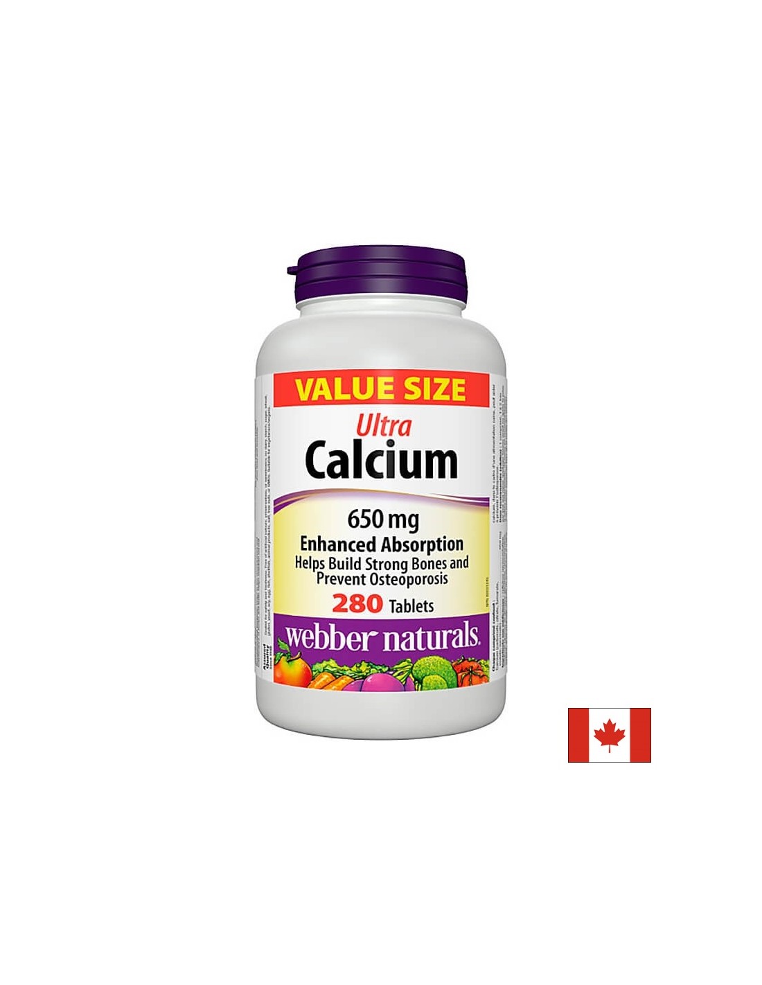 Ultra Calcium - Egészséges csontok és fogak, 280 tabletta