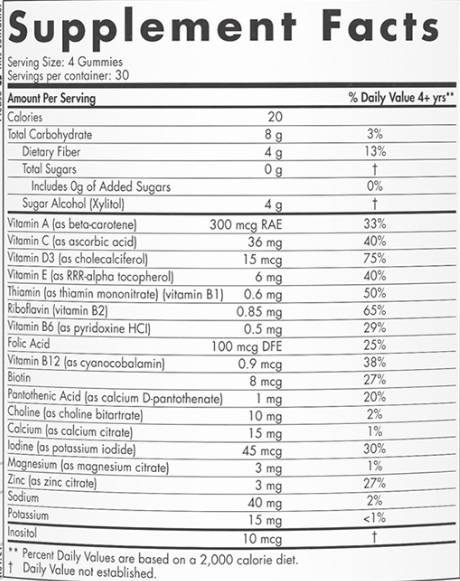 Kids Multi Gummies | Zero Sugar - 120 gummies - Nutra Best Europe