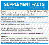 Ginkgo Biloba 60mg / 120 Caps - Nutra Best Europe