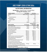 ABE - All Black Everything | Pump Stim Free - 500 grams - Nutra Best Europe