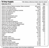 Multivitaminok 29 hatóanyag - 33 adag, 500 ml