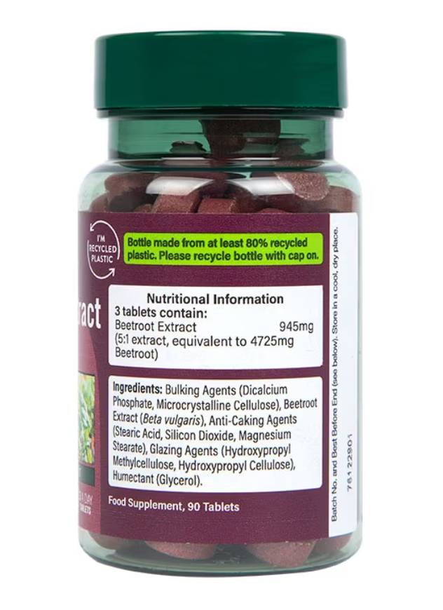 Beetroot Extract 945 mg - 90 Tablets - Nutra Best Europe