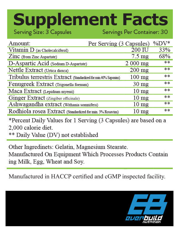 Test Build / 90 Caps. - Nutra Best Europe