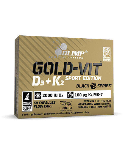 OLIMP Gold-Vit D3 + K2 Sport Edition 60 Caps - Nutra Best Europe