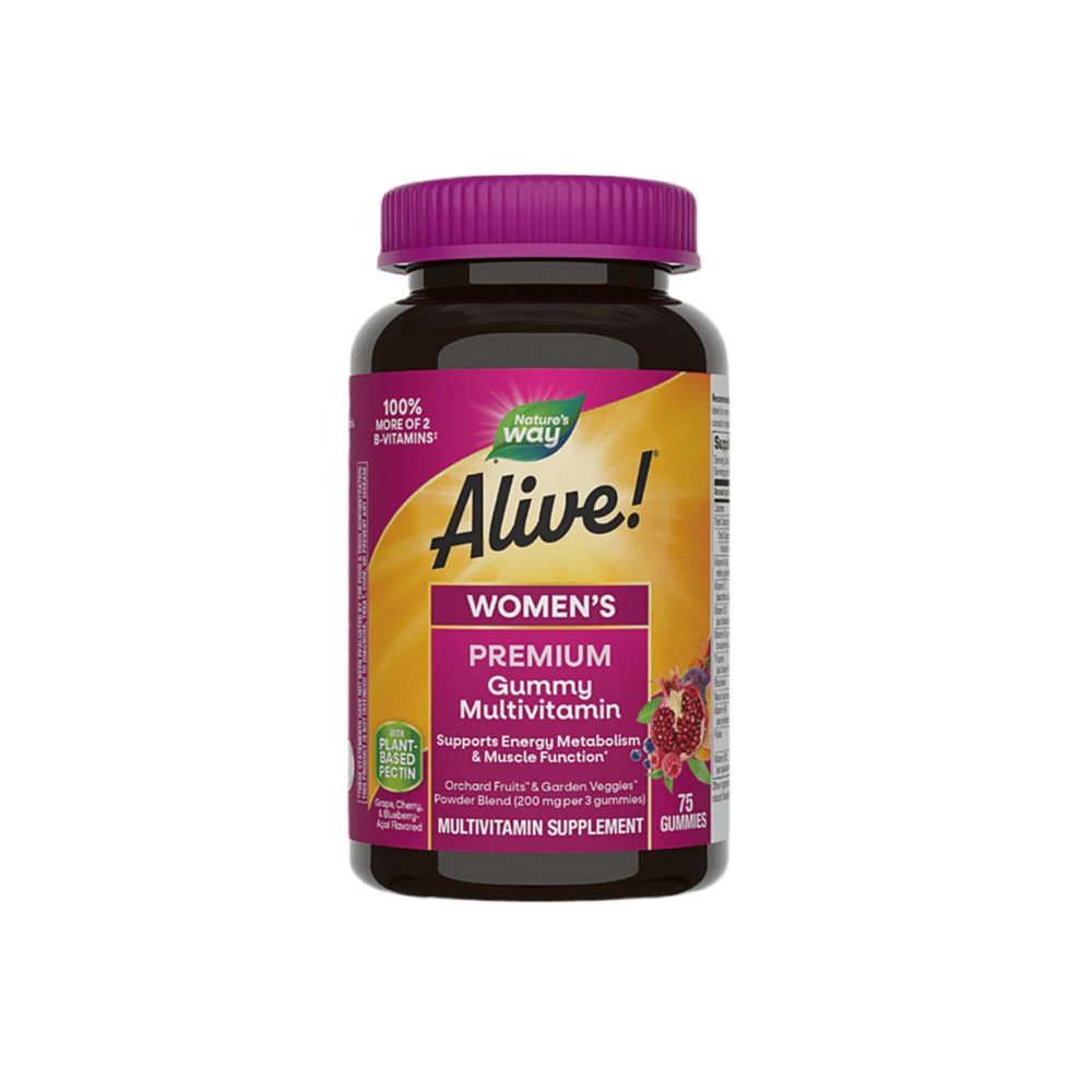 Alive! Women's Gummy Vitamins - 75 Chewable Tablets - Nutra Best Europe