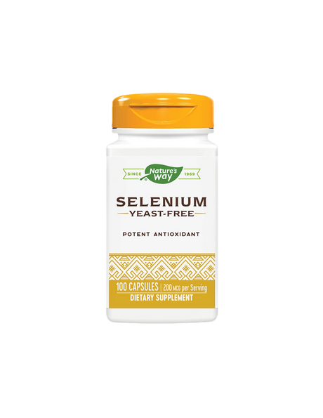 Selenium - Selenium 200 mcg, 100 capsules Nature's Way - Nutra Best Europe