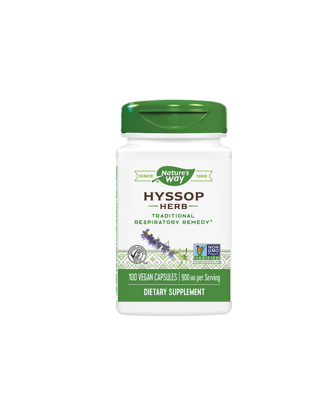 Hyssop Herb 450 mg - 100 capsules - Nutra Best Europe