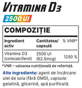 Vitamin D3 2500 IU 30 Gel capsules - Nutra Best Europe