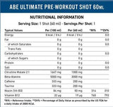 ABE Shot | All Black Everything Pre-Workout - 60 ml - Nutra Best Europe