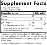 Algae DHA 500 mg - 90 Gel capsules - Nutra Best Europe