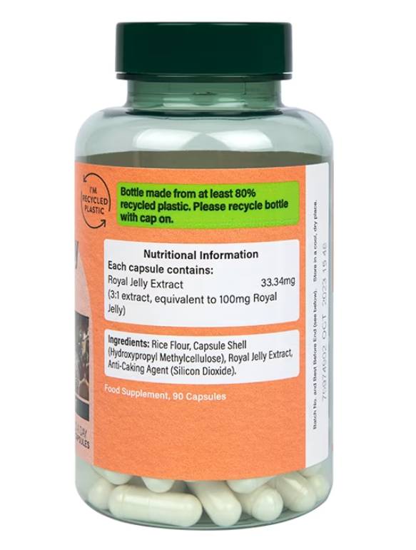 Royal Jelly 100 mg - 90 capsules - Nutra Best Europe