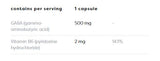 GABA 500 mg + Vitamin B6 - 120 capsules - Nutra Best Europe