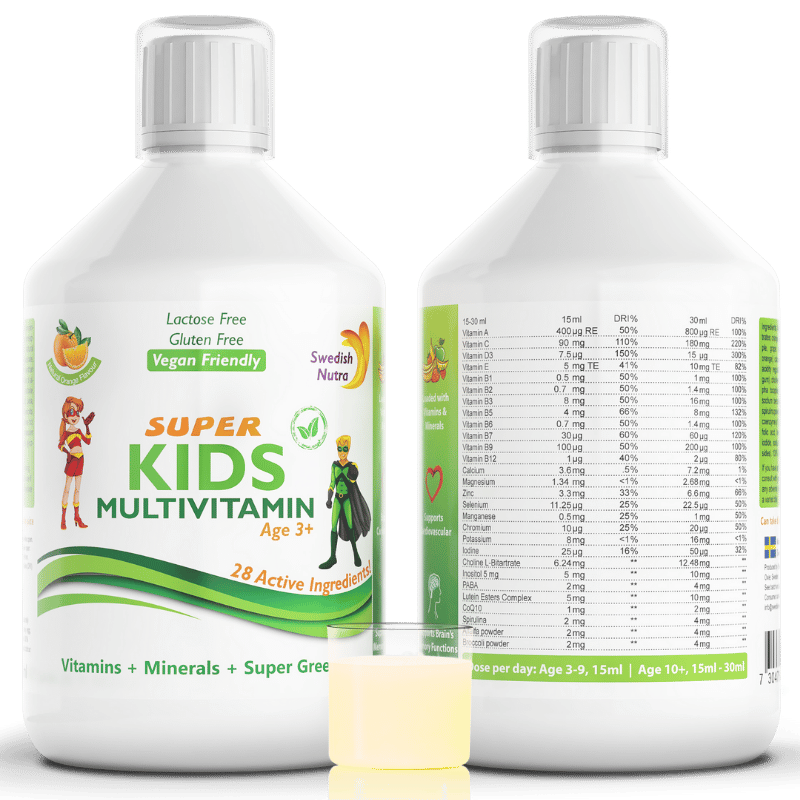 Super Kids gyermek multivitaminok (3-12 éves korig) - 500 ml