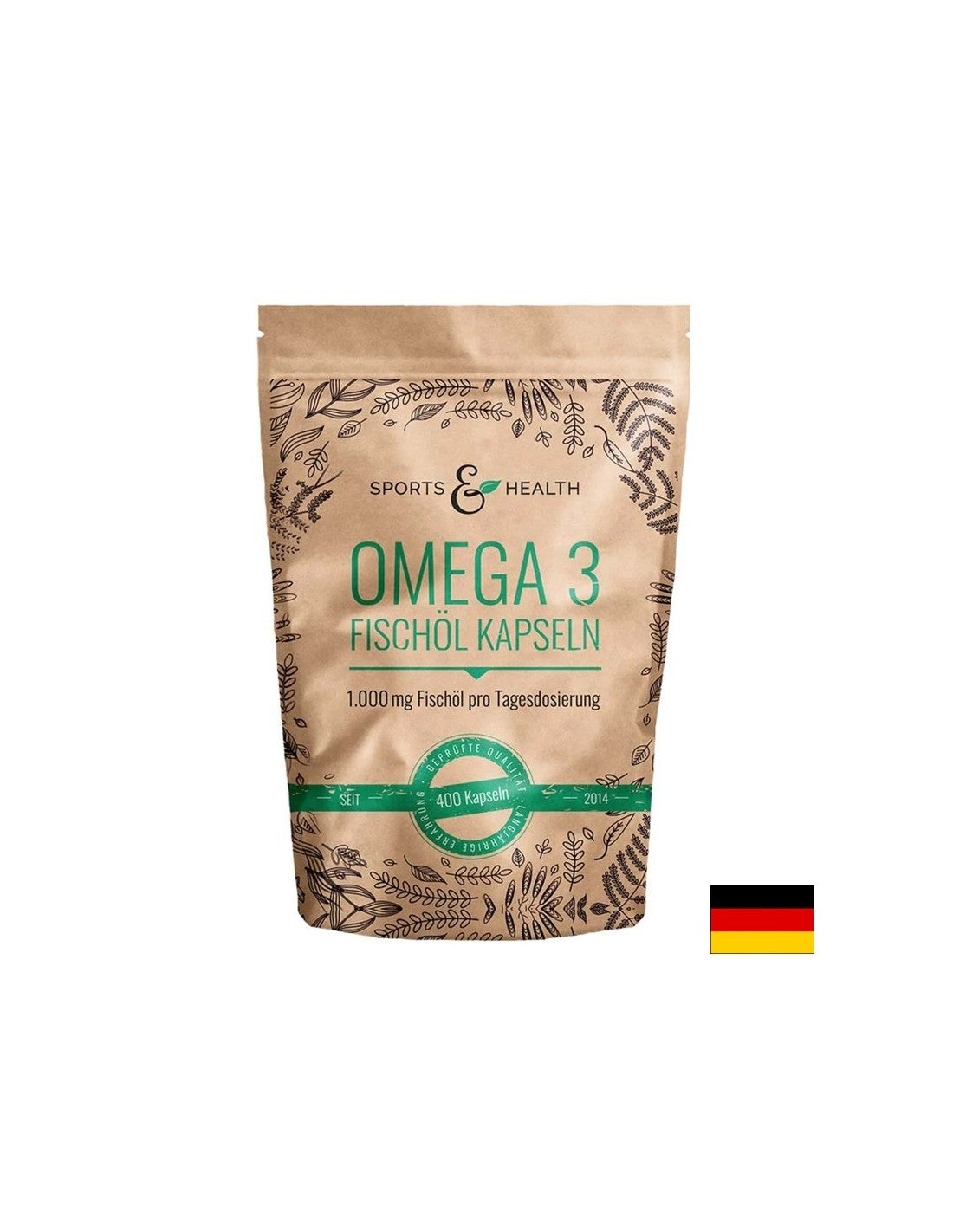 Kognitív és szívműködés – Omega-3, 350 mg (EPA 180 mg/DHA 120 mg) x 400 lágygél kapszula
