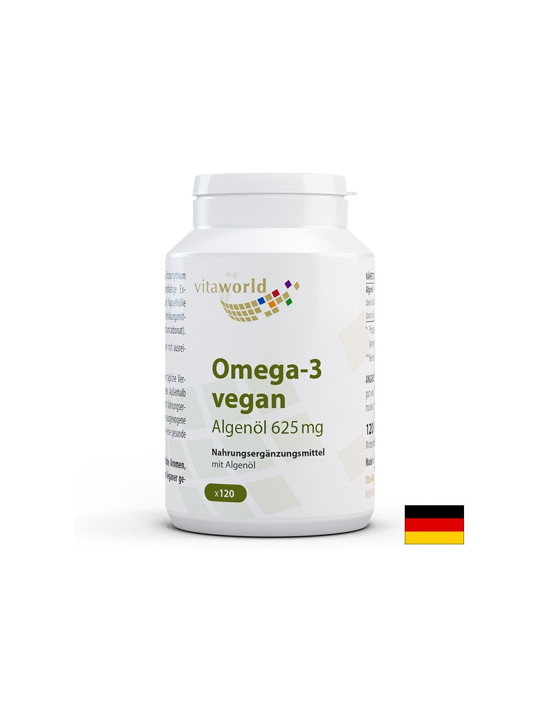Agy és szívműködés - Omega-3 (algából) - vegán, 625 mg x 120 kapszula