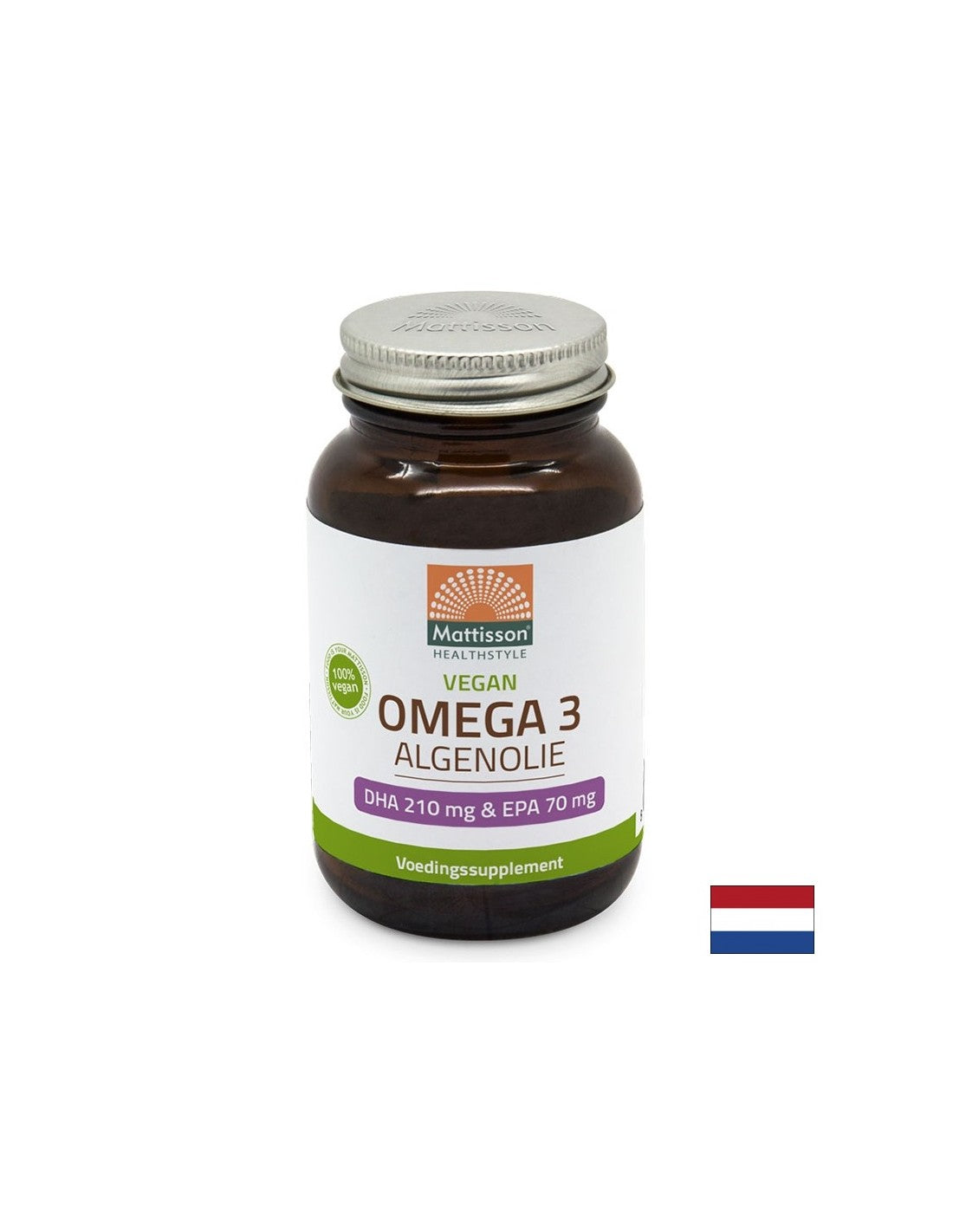 Vegán Omega-3 algákból, DHA 210 mg/EPA 70 mg x 60 kapszula