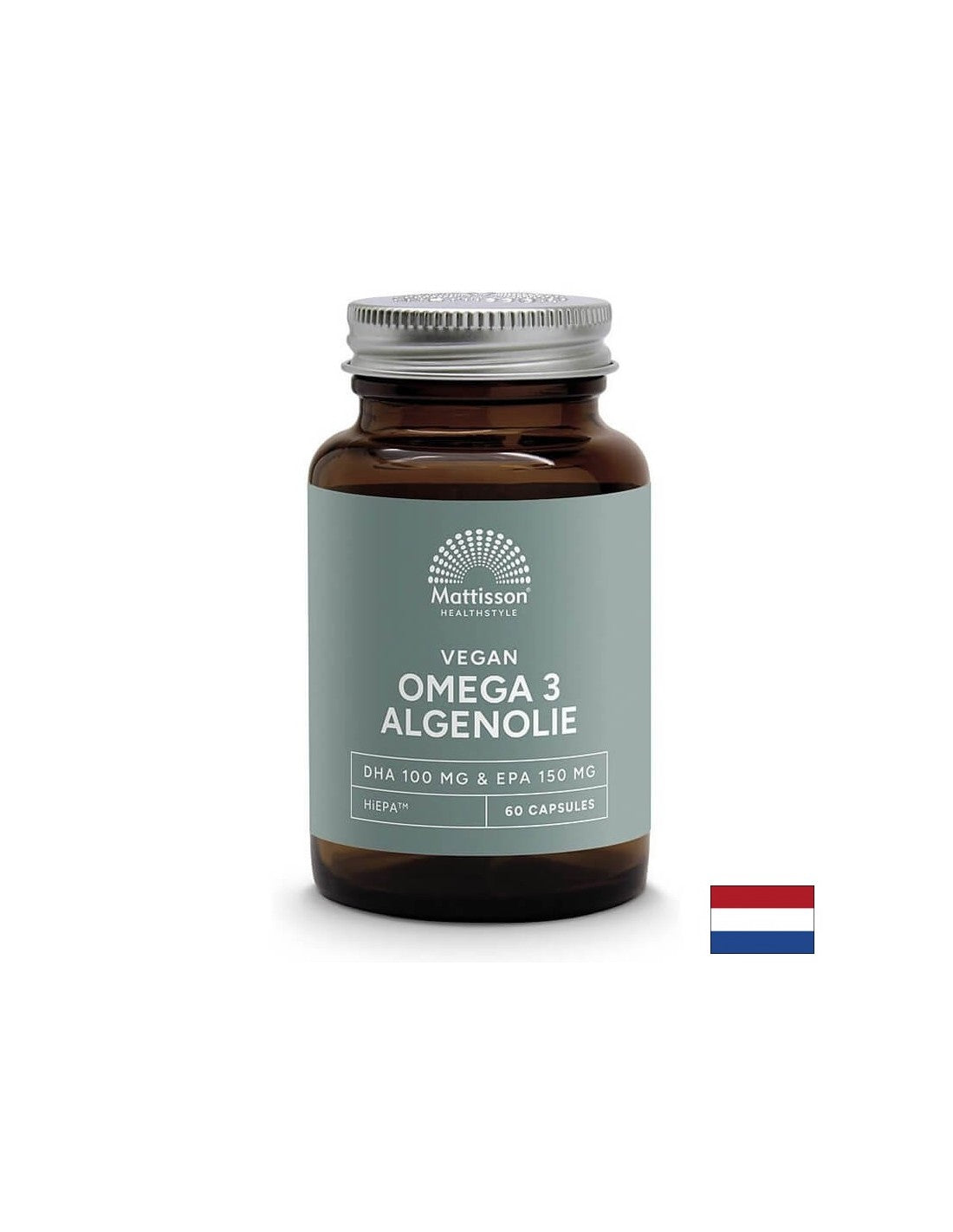 Vegán Omega-3 algákból – A szív és az agy működésének támogatása, EPA 150 mg, DHA 100 mg, 60 kapszula