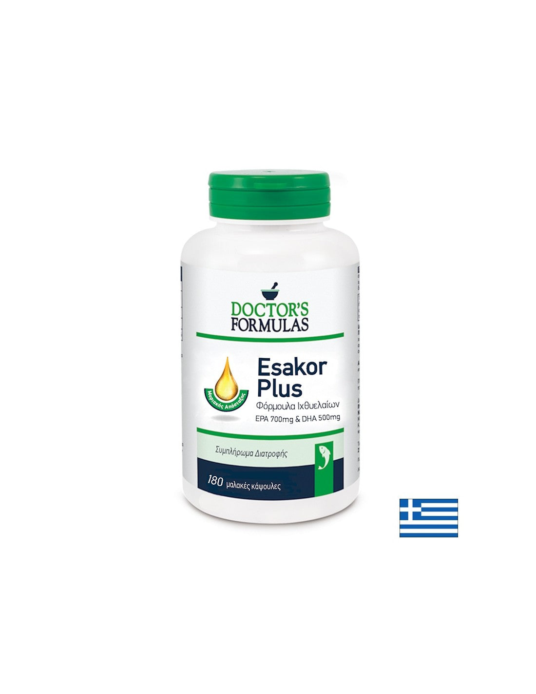 Omega-3 formula - Esakor Plus, 180 db lágyzselé kapszula Doctor's Formulas