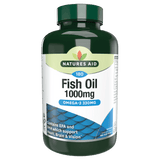 Omega 3 halolaj (Omega 3 halolaj) 1000mg 180 lágy kapszula NaturesAid