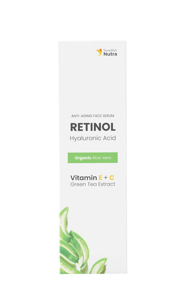 Arcszérum retinollal, hialuronnal és kollagénnel 30 ml <tc>Swedish Nutra</tc>
