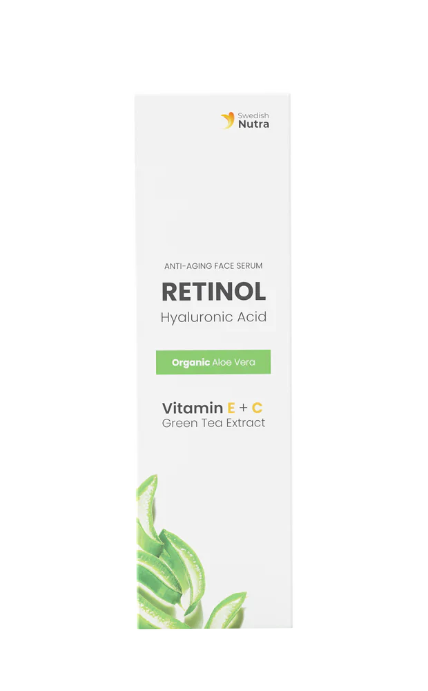 Arcszérum retinollal, hialuronnal és kollagénnel 30 ml <tc>Swedish Nutra</tc>