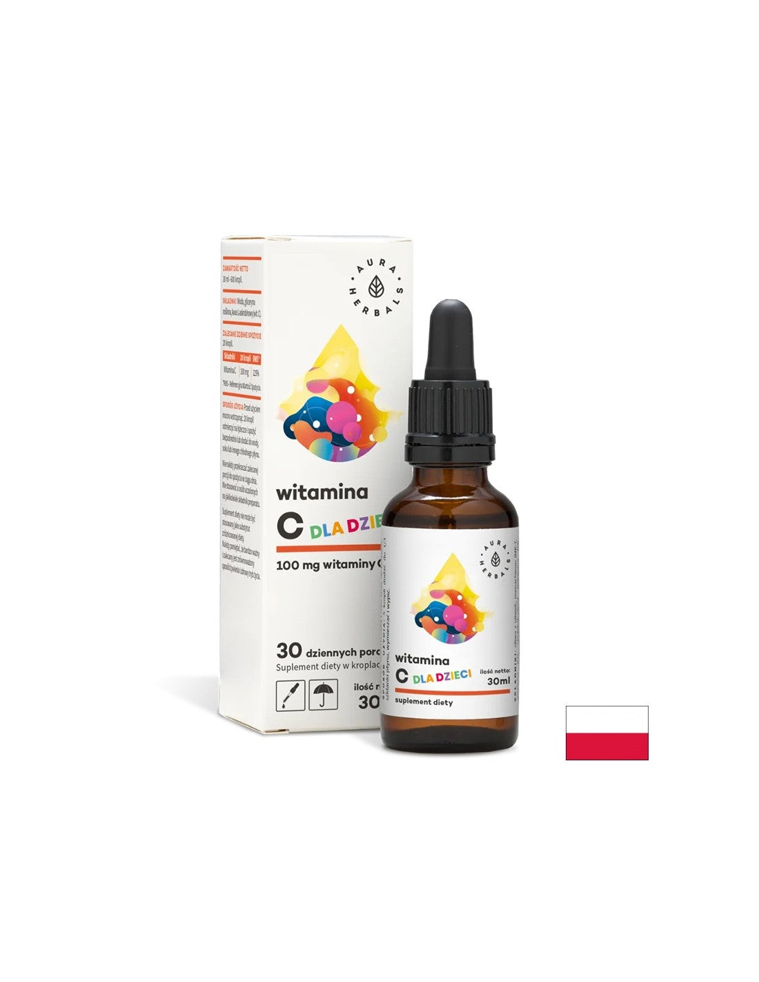 Immunitás - C-vitamin gyermekeknek, 30 ml csepp <tc>Aura Herbals</tc>