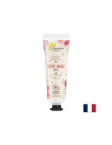 Kézkrém Damascena rózsa virágvízzel, shea vajjal és aloe verával, 30 ml Fleurance Nature