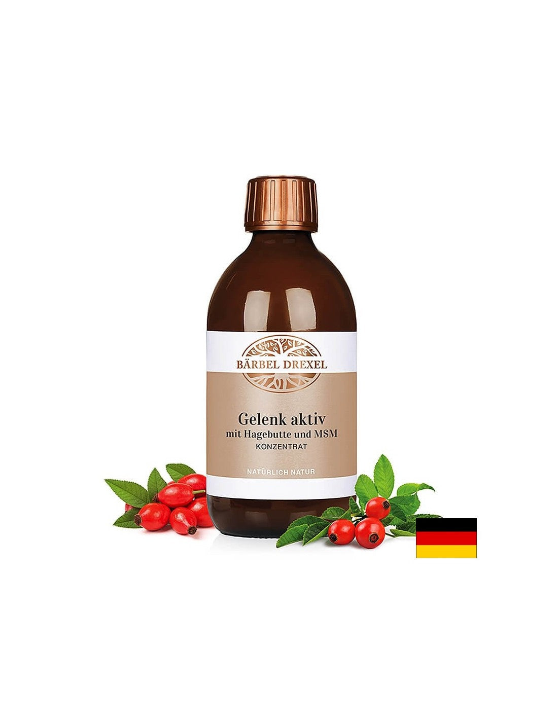 Izom- és ízületi ápoló - MSM-mel, hialuronsavval, C-vitaminnal és csipkebogyóval, 300 ml. <tc>Bärbel Drexel</tc>