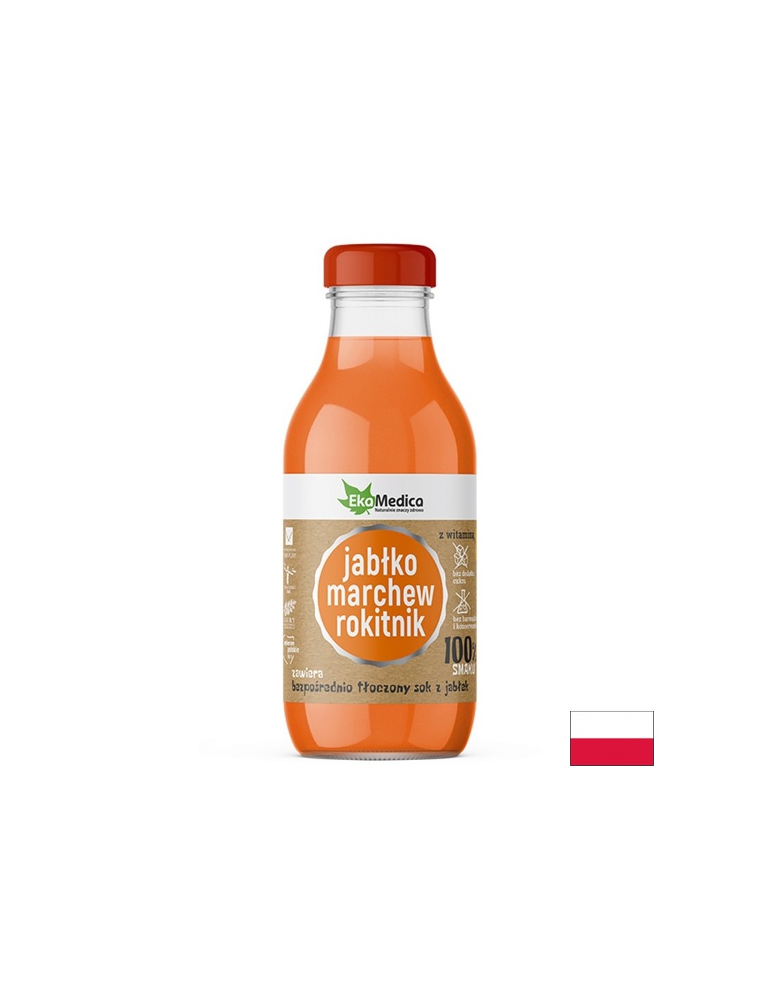 Alma-, sárgarépa- és homoktövislé, 300 ml EkaMedica