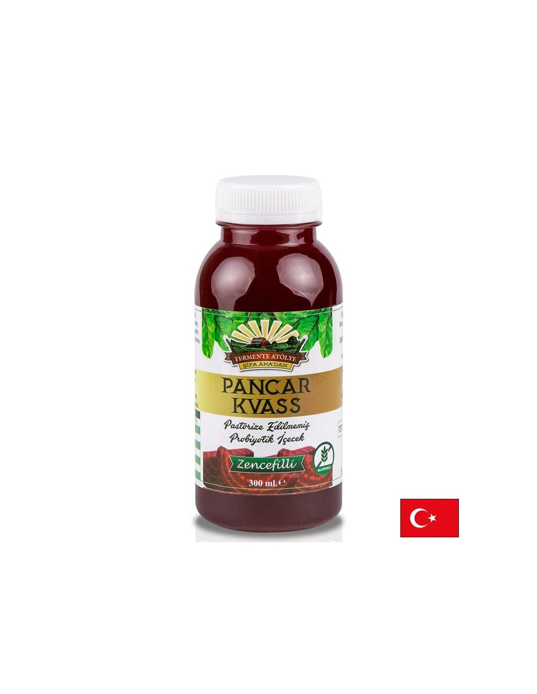 Probiotikus ital céklából és gyömbérből - Jó emésztés és erős immunitás, 300 ml