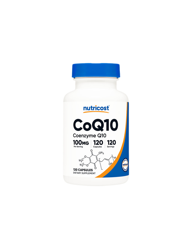Energy and a healthy heart - Coenzyme Q10, 100 mg x 120 capsules Nutricost - Nutra Best Europe