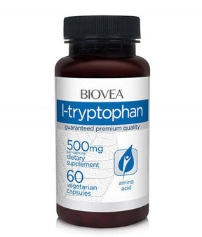 L-Tryptophan 500 mg 60 Caps - Nutra Best Europe