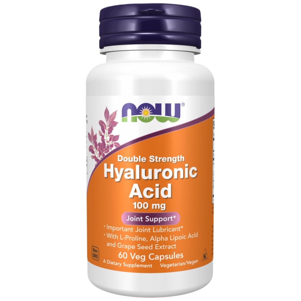 Hyaluronic Acid 100 mg - 60 capsules - Nutra Best Europe