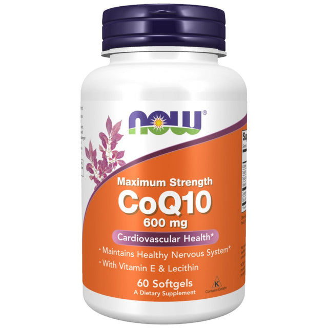 CoQ10 600mg | Maximum Strength - 60 Gel capsules - Nutra Best Europe