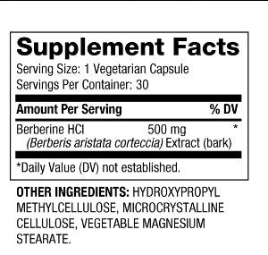 Berberine 500 mg / 30 Vcaps - Nutra Best Europe