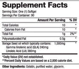 Borage Oil 1000 mg / 90 Caps - Nutra Best Europe