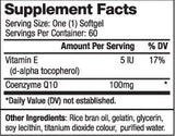 CoQ10 100 mg / 60 Caps - Nutra Best Europe