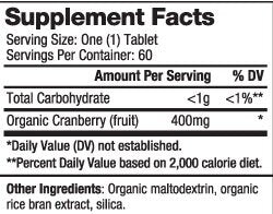 Cranberry Organic / 60 Caps - Nutra Best Europe