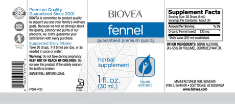 Fennel Liquid Drops / 30 ml - Nutra Best Europe