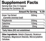 Green Tea 500 mg / 60 Caps - Nutra Best Europe