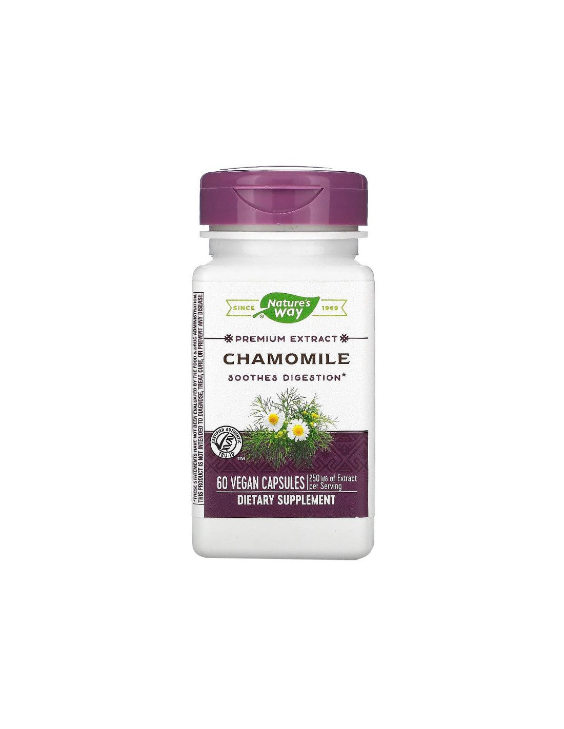 Kamilla - prémium kivonat - Ideg- és gyomorbántalmakra, 325 mg, 60 kapszula